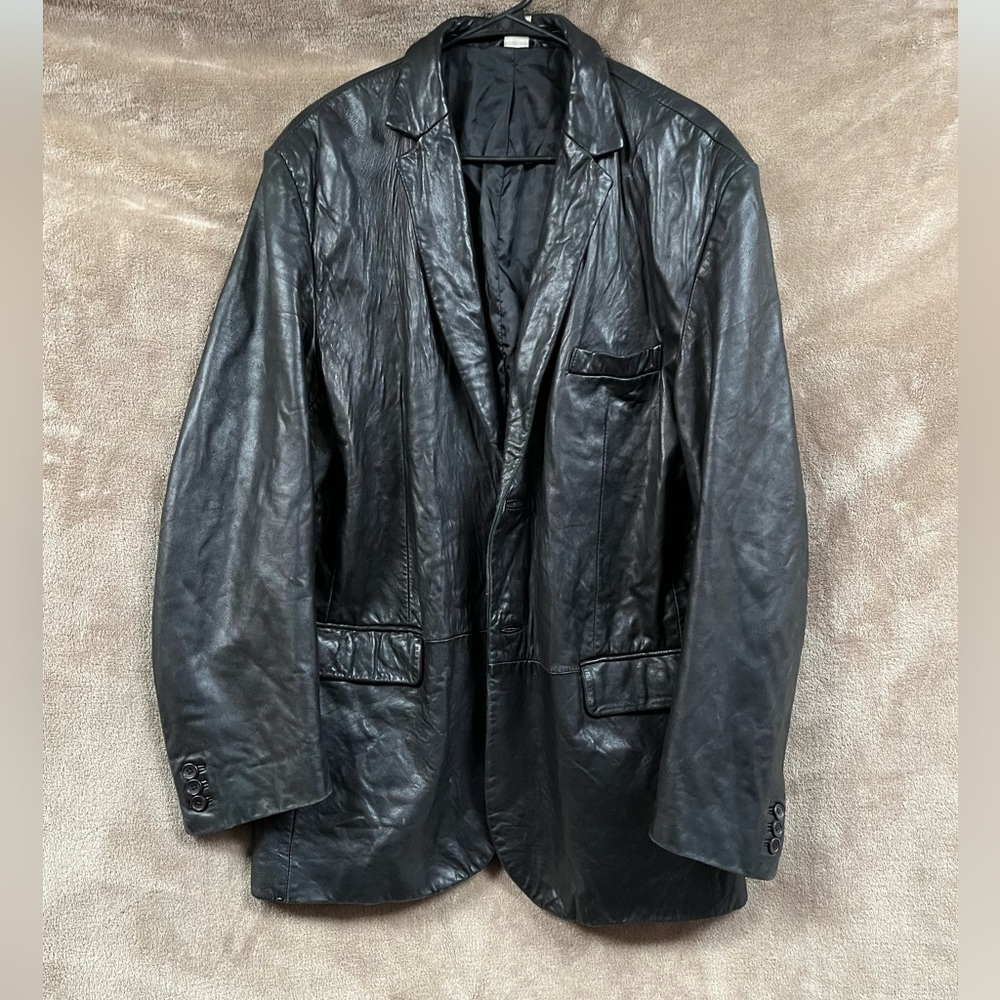 Men's Claiborne Genuine Lamb Leather Jacket